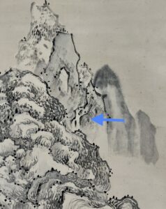 池大雅筆水墨蓬莱仙境図