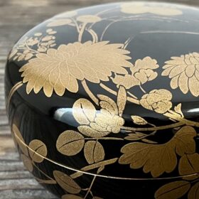 時代秋草蒔絵平棗