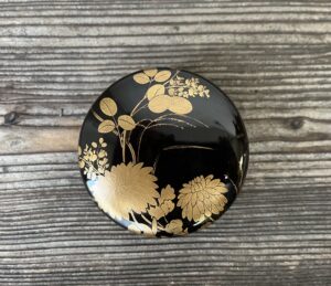 時代秋草蒔絵平棗