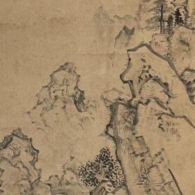 池大雅筆秋山簫寺