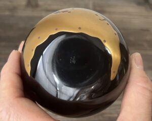 五綴鉄鉢蒔絵茶器