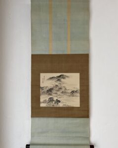 山本梅逸筆圓山霧浚
