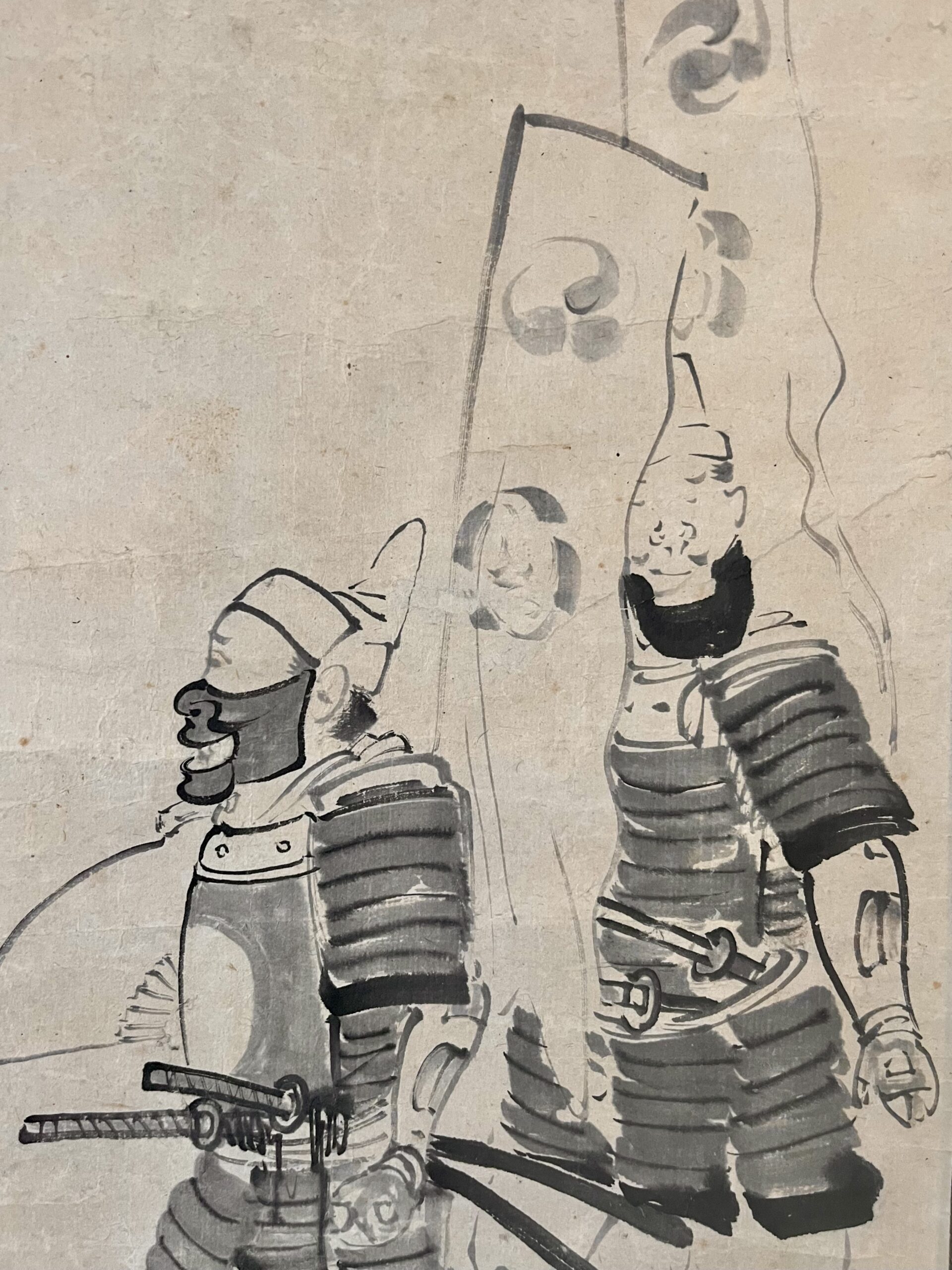 大原呑舟筆弦召図