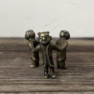 黄銅三人形蓋置