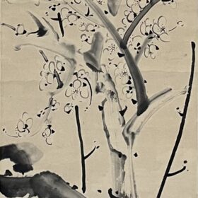 池大雅筆墨梅図