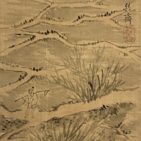木村蒹葭堂筆秋田収農図