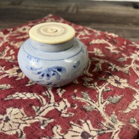 李朝薄瑠璃茶器