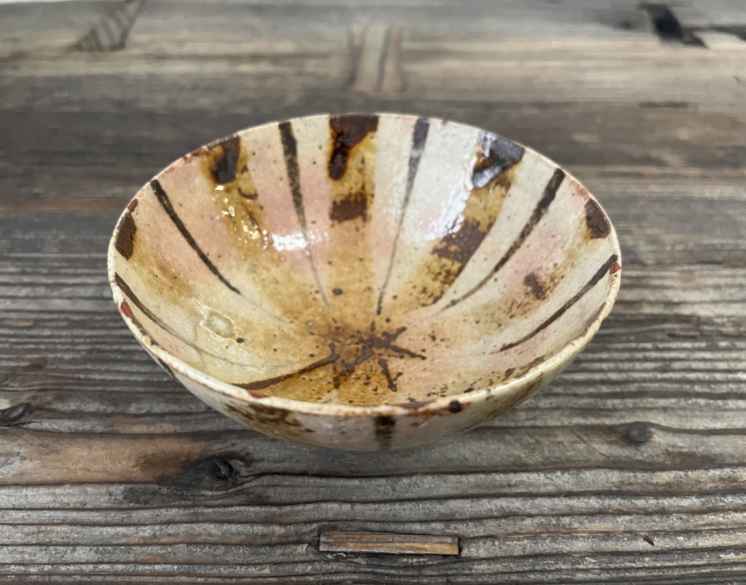 魯山人作麦わら手茶碗