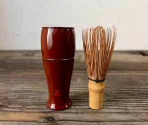 一閑作茶筅筒