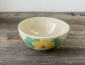 永樂得全作仁清写芙蓉絵茶碗