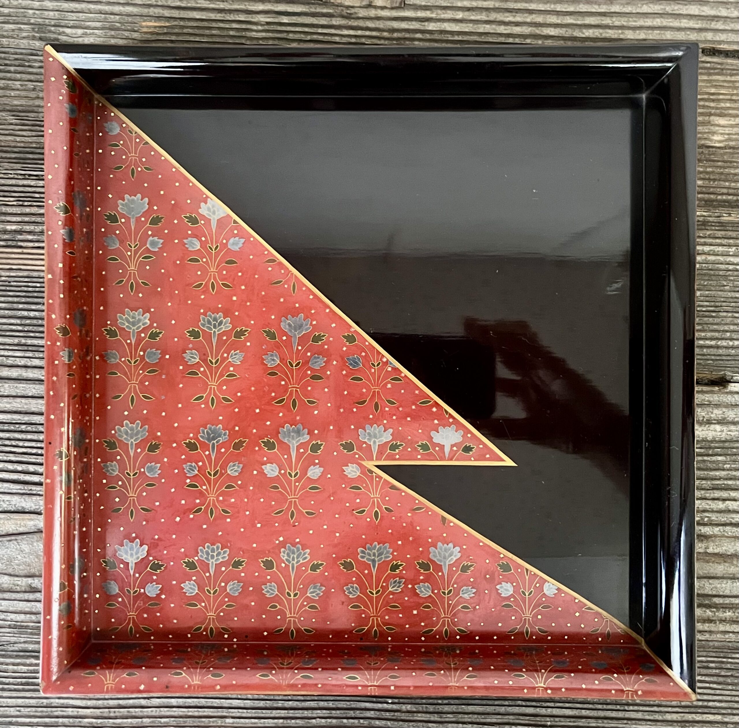 長寛造裂模様硯蓋