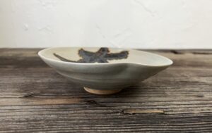 橋本関雪筆大字平茶碗二