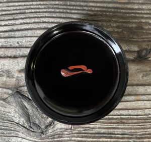 黒漆塗棗宗旦在判覚々斎極め箱