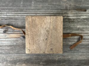 宗旦在判黒漆棗覚々斎極め箱