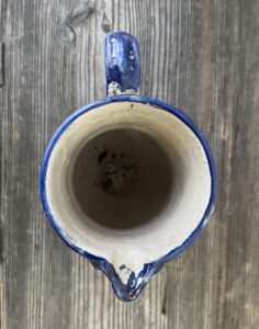 マジョリカ縞紋水差し