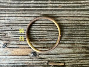 益田鈍翁九十歳記念真鍮鐶