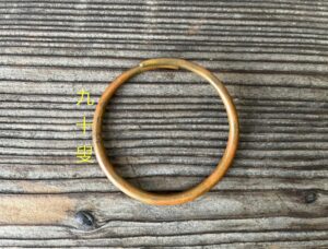 益田鈍翁九十歳記念真鍮鐶