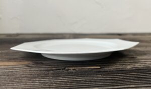 古伊万里白磁八角皿