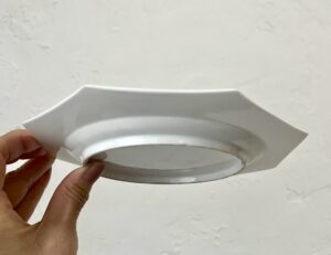 古伊万里白磁八角皿
