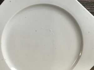 古伊万里白磁八角皿 