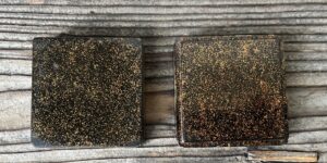 時代馬蒔絵重香合