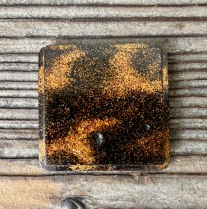 時代馬蒔絵重香合