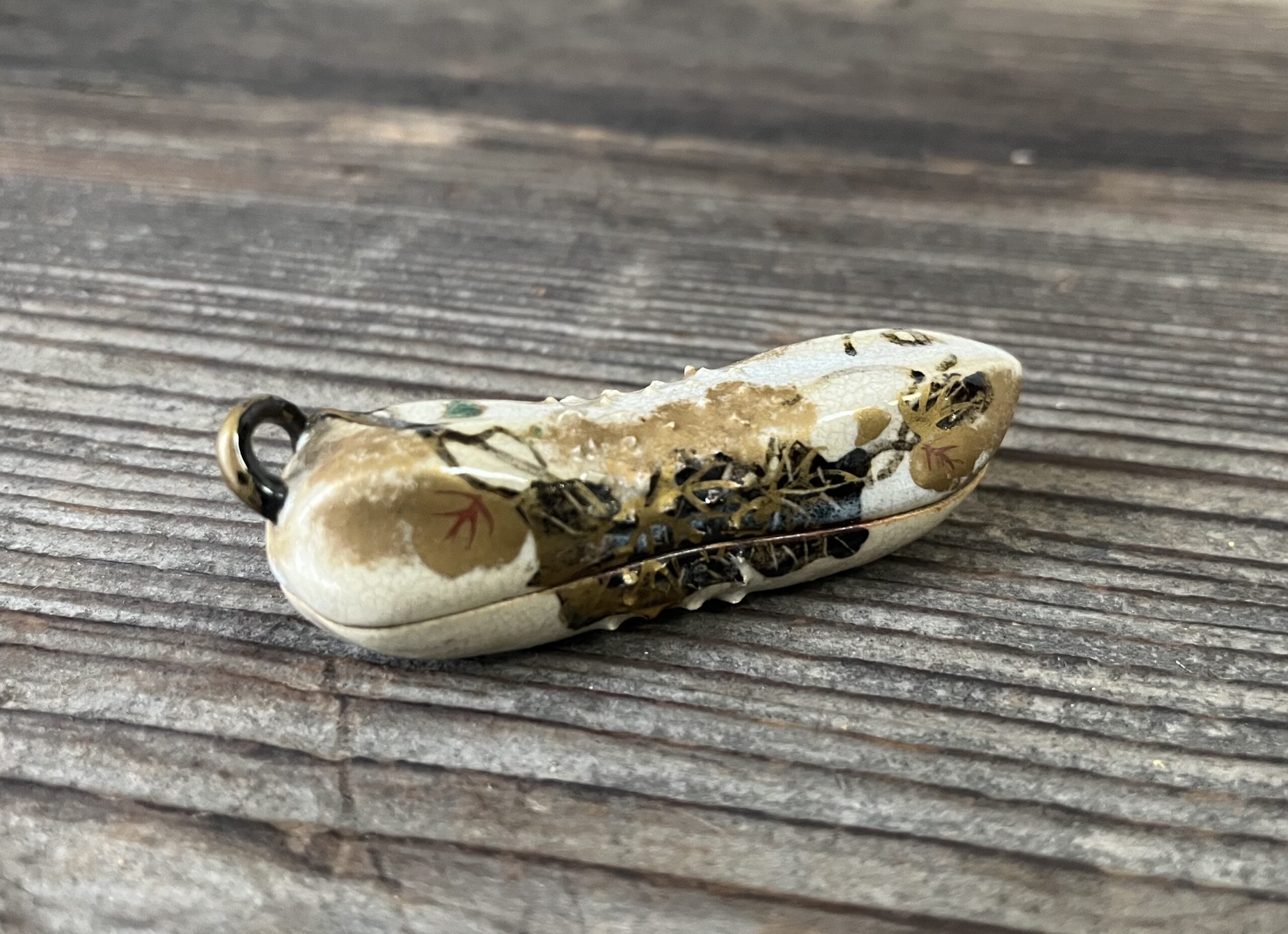 初代真葛香山作胡瓜香合