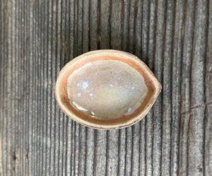 初代真葛香山作　干し柿香合