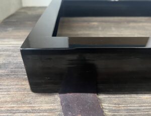 三代宗哲作真塗炉縁