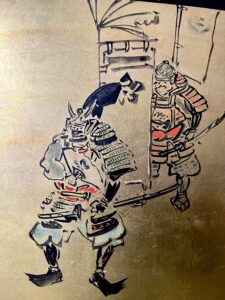 岸良筆祇園祭祭礼図小屏風