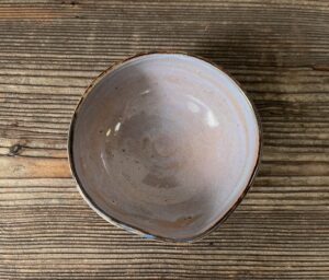 初代真葛香山作杜若茶碗