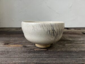 初代真葛香山作雁畫茶碗摹仁清意