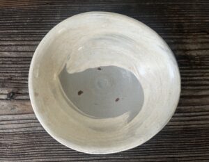 初代真葛香山作 刷毛目写茶碗