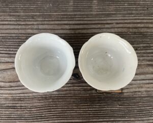 古伊万里五色捻煎茶盌五客