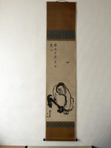 池大雅筆荘子夢蝶図