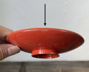 八代中村宗哲作 不見斎好引盃・糸目台共