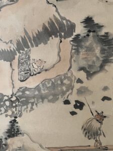 池大雅筆 秋谿漁舎図
